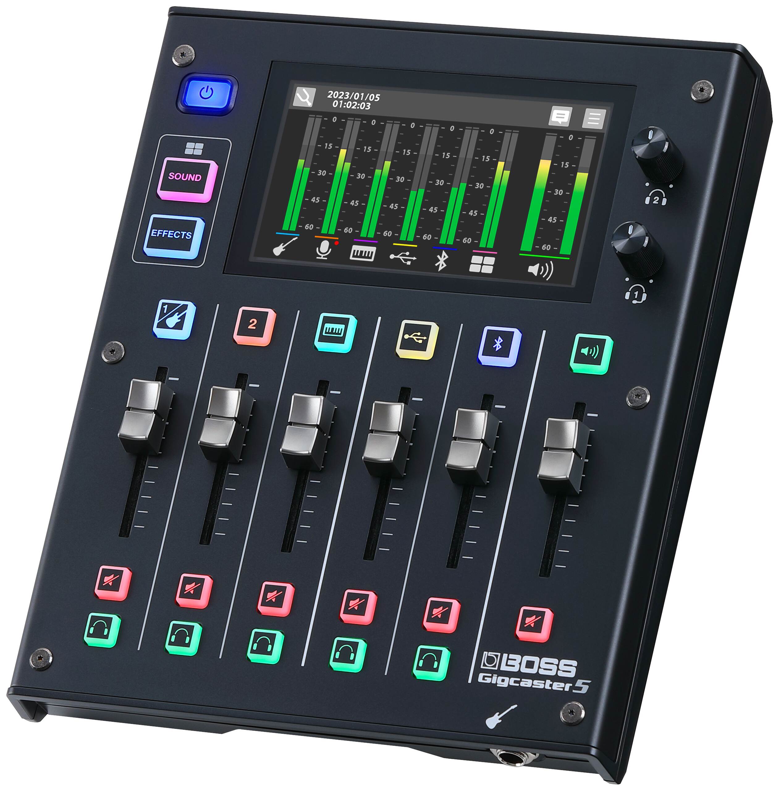 高音質ストリーミング・ミキサーBOSS Gigcaster5（GCS-5)