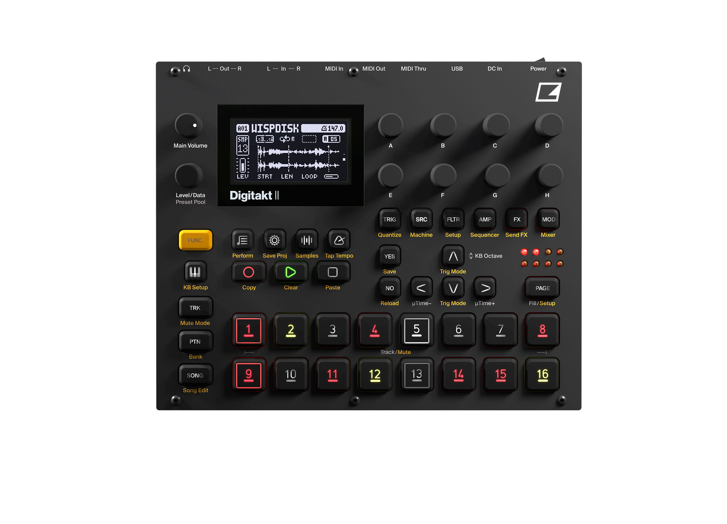 ドラムマシン＆ステレオサンプラーelektron DigitaktⅡ