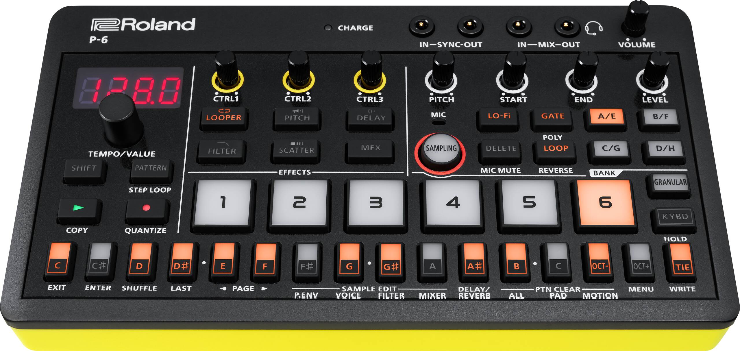 サンプラーRolan AIRA Compact P-6 CREATIVE SAMPLER