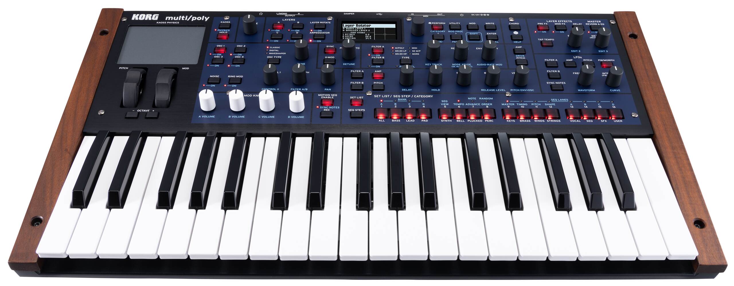 シンセサイザーKORG multi/poly
