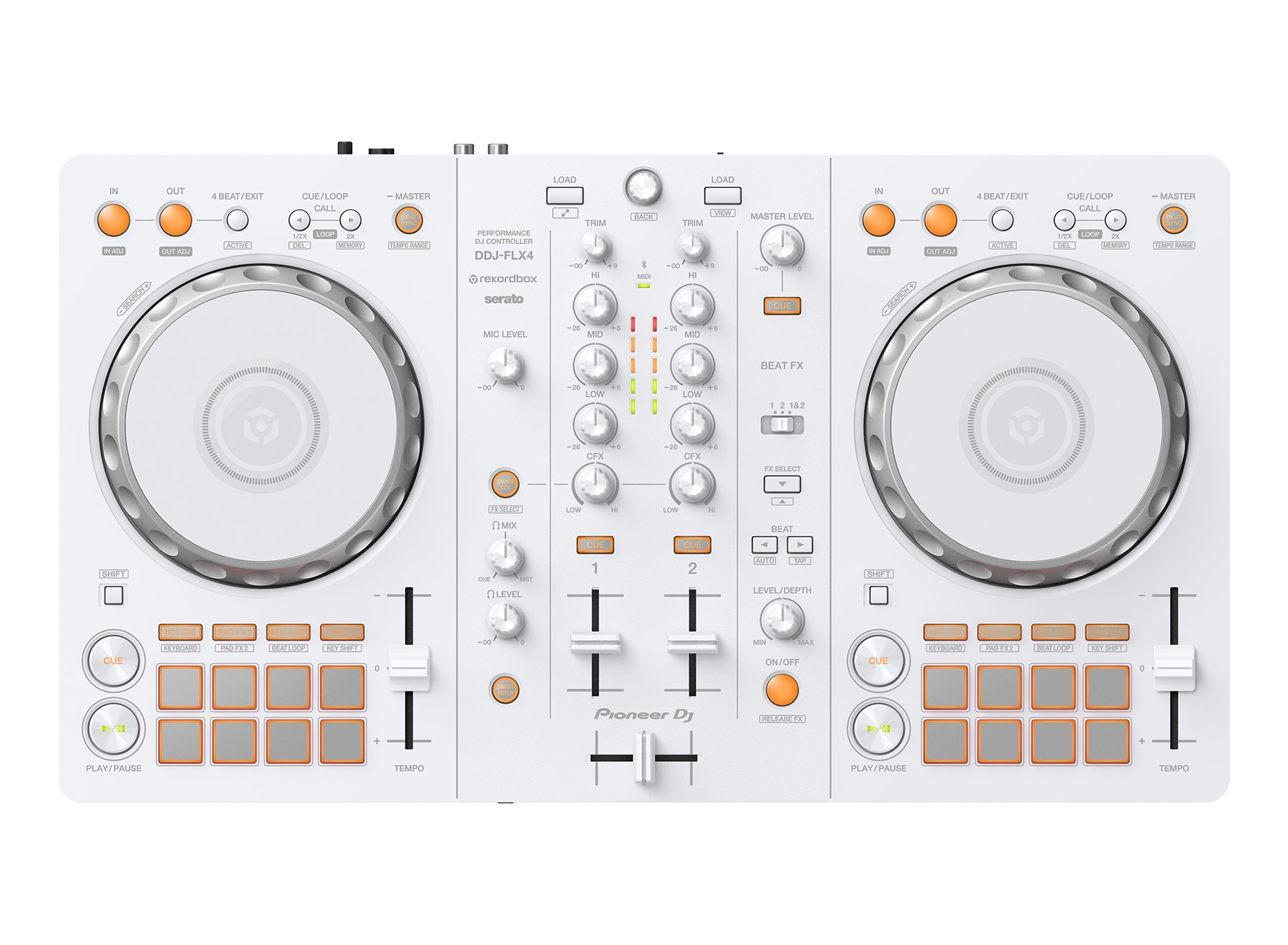 DJコントローラーPioneerDJ（AlphaTheta)　DDJ-FLX4-W
