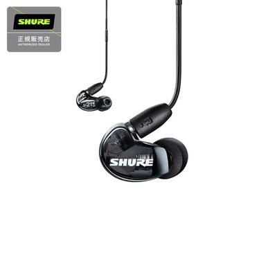 SHURE AONIC215 SE215DYBK+UNI-A (トランスルーセントブラック) 