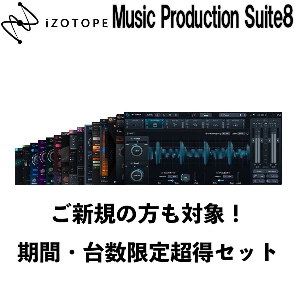 ソフトウェアプラグインMusic Production Suite 8 超得セット