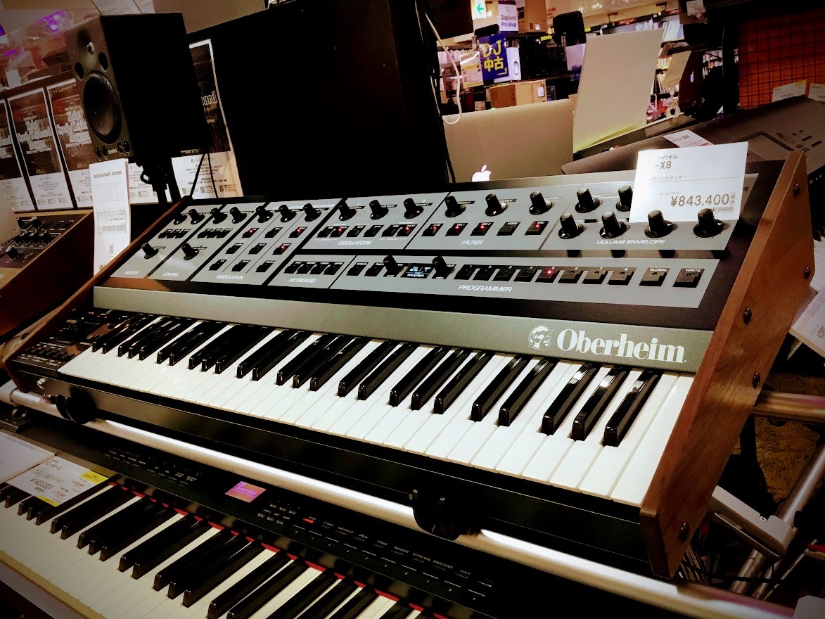 国内初!】Oberheim OB-X8でJump Brassを弾いてみた【比較あり