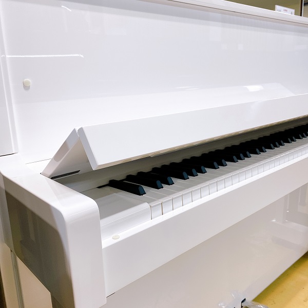 展示アップライトピアノ】KAWAI(カワイ)K-114SX 白 生産完了のため展示