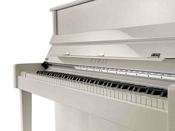 展示アップライトピアノ】KAWAI(カワイ)K-114SX 白 生産完了のため展示