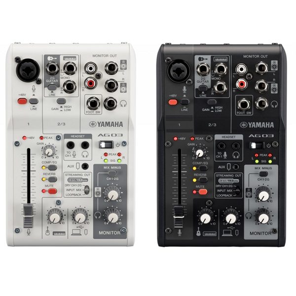店頭入荷！】YAMAHA /AG03MK2・AG06MK2についてご紹介