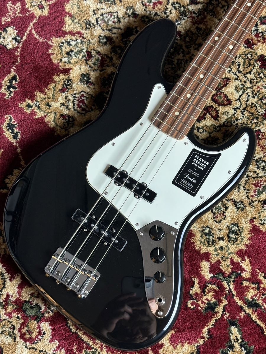 FenderPlayer Jazz Bass, Pau Ferro Fingerboard, Black