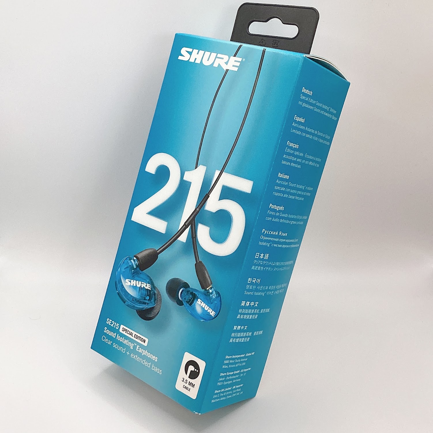 カナル型イヤホンSHURE SE215 SPECIAL EDITION