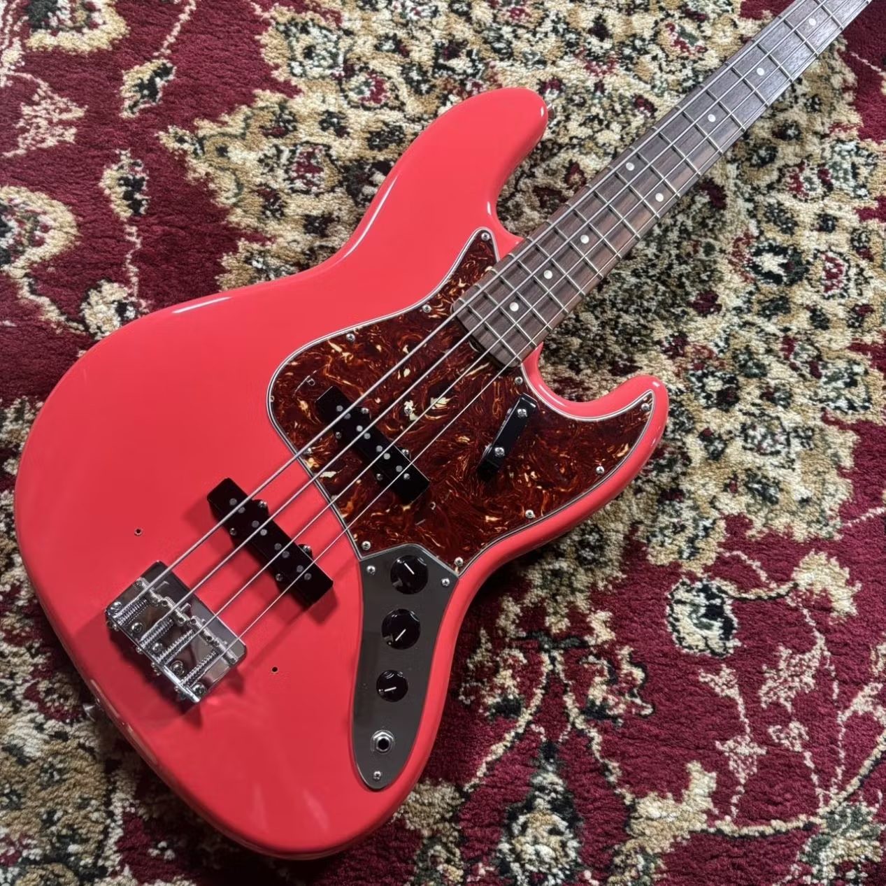 【中古/USED】Fender custom shop　Built 1964 JAZZ Bass NOS/FIESTA RED