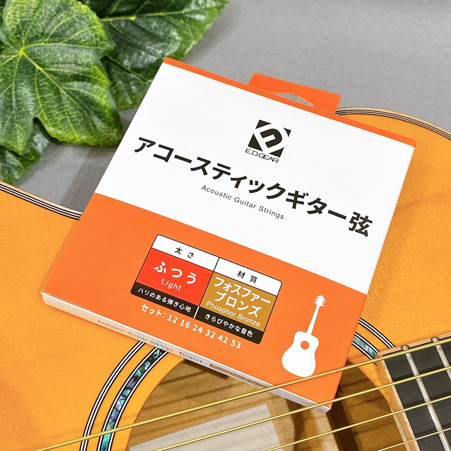 アコースティックギター弦E.D.GEAR：EAGS12P