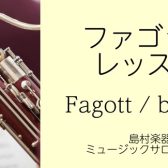 【千葉県市川市】ファゴット教室・短期レッスン