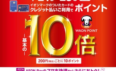 イオンカード｜WAON POINT10倍キャンペーン開催決定！楽器を買うなら島村楽器へ