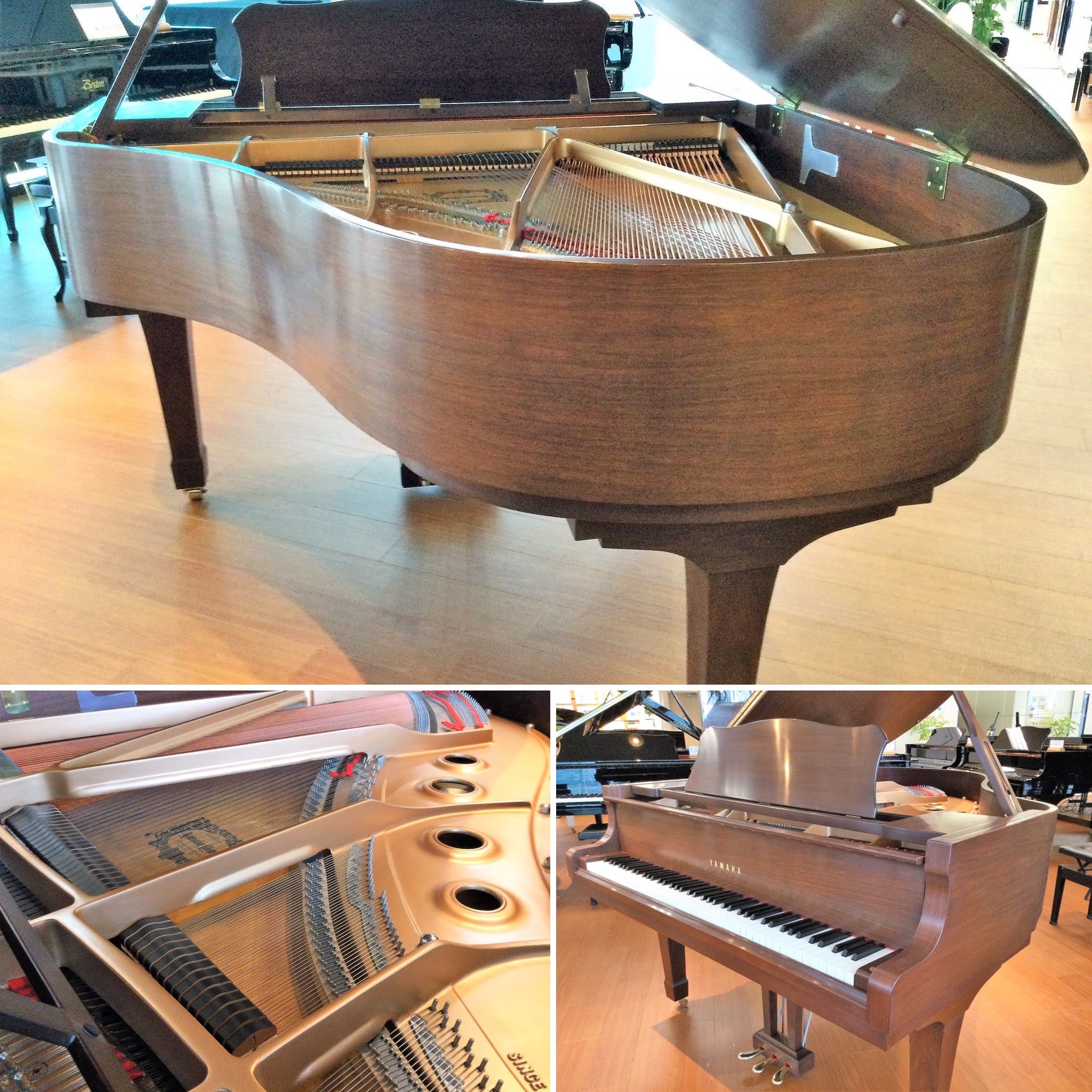 中古グランドピアノ ATLAS AG8 奥行き191cm 製造1967年～1970年代