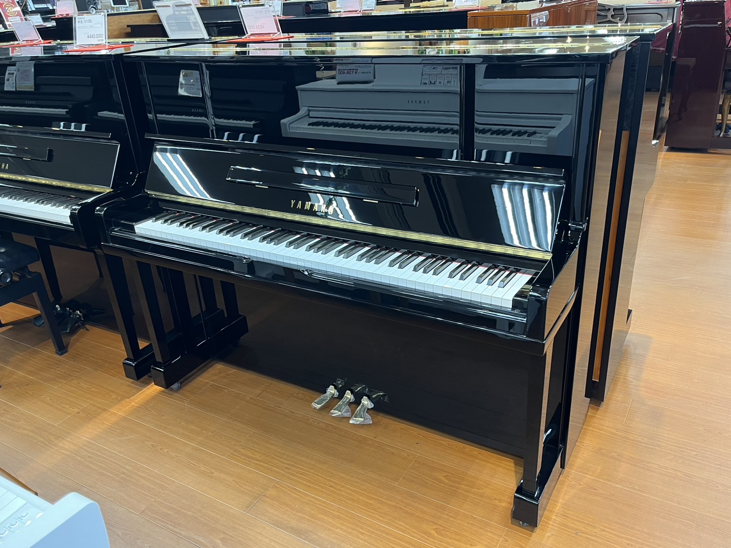 中古ピアノ/アップライトピアノ】価格帯別にわかりやすく展示中ピアノ  