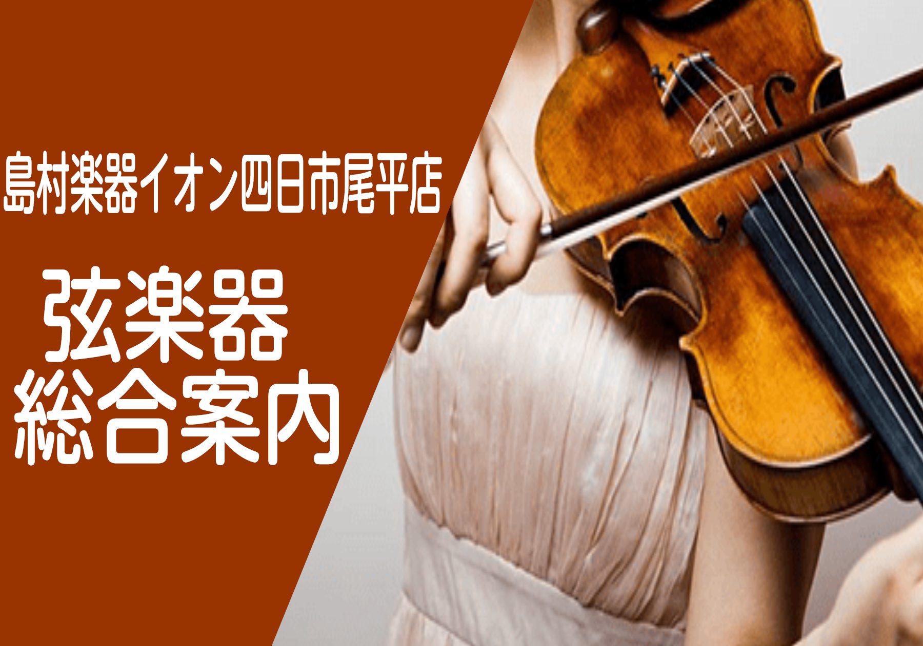 【弦楽器総合案内】四日市店の弦楽器ラインナップのご紹介！