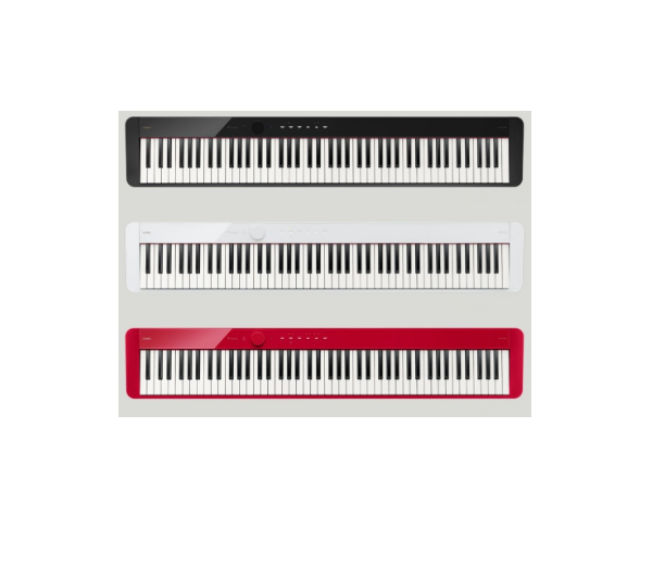 メーカー：CASIO<br />
型名：PX-S1100<br />
販売価格(税込)：￥69,300<br />
カラー：ブラック/ホワイト(展示中)/レッド<br />
<br />
☆お気に入りの空間にフィットするミニマルデザインのスリムピアノ。
