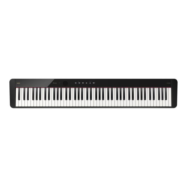 メーカー：CASIO<br />
型名：PX-S5000<br />
販売価格(税込)：￥115,500<br />
カラー：ブラック(展示中)<br />
<br />
☆スリムボディに高品位なピアノ性能を凝縮。スマートハイブリッドハンマーアクション鍵盤で弾き心地がさらに進化。