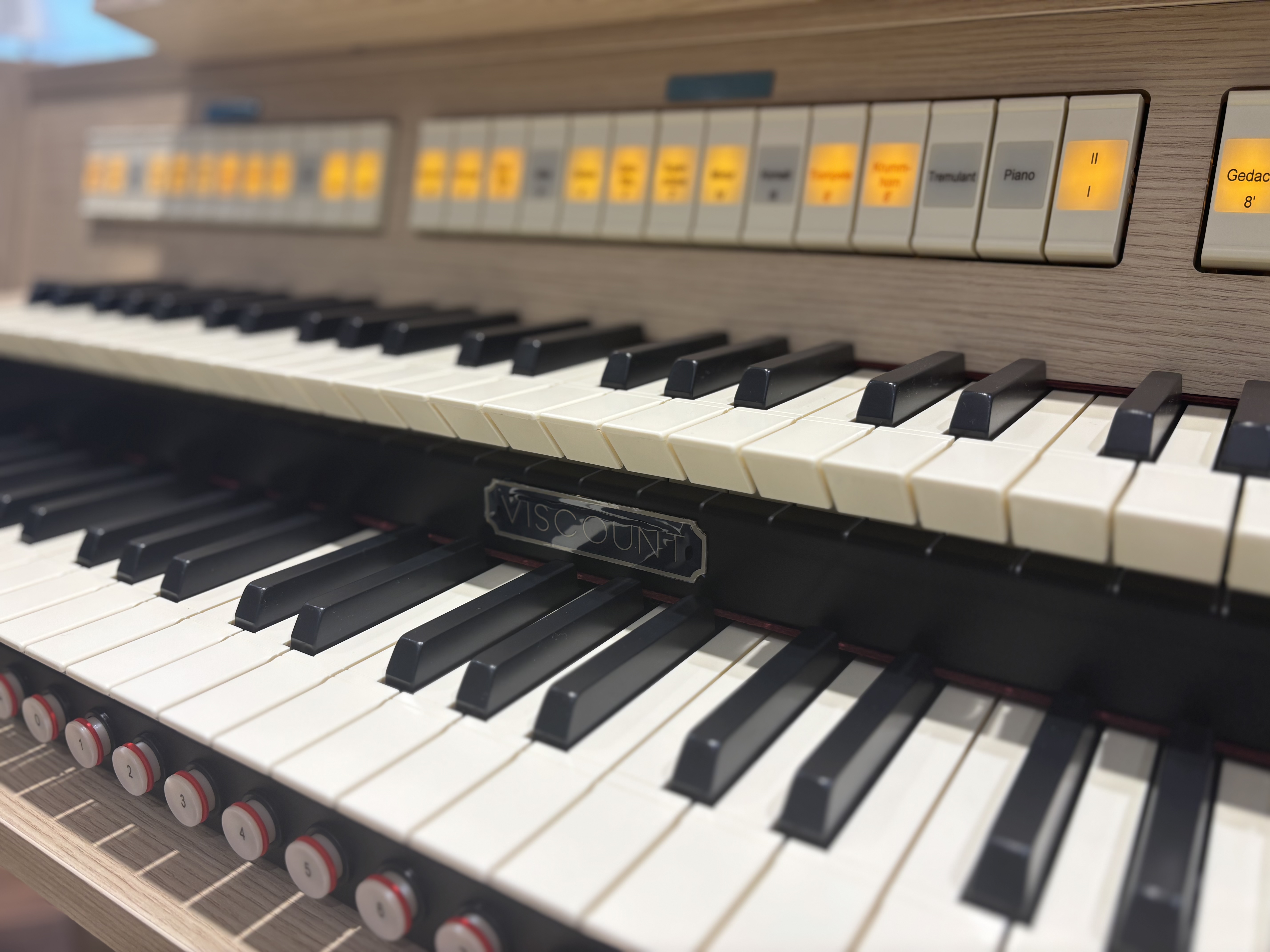 バイカウント社、ヨハネス社 両方のクラシックオルガンを同時にお試し