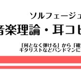 脱・なんとなく演奏！ギタリストのためのレッスンのご案内