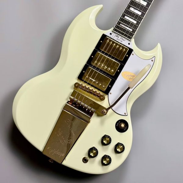 Epiphone 1963 Les Paul SG Custom with Maestro Vibrola Classic White Inspired by Gibson Custom【実物画像】 エピフォン 【<br />
<br />
￥ 194,370 税込<br />
