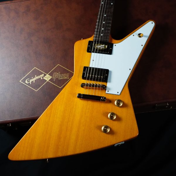 Epiphone Inspired by Gibson Custom Shop 1958 Korina Explorer / Aged Natural【3.33kg 展示入替特価】 エピフォン 【 横須賀店 】<br />
￥ 147,378 税込