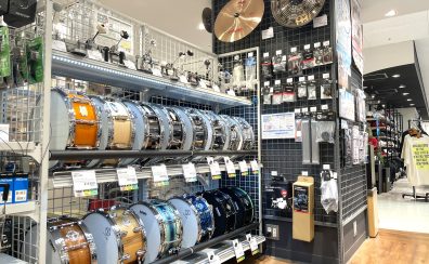 横浜ビブレ店　スネア・シンバル取り扱い開始しました！