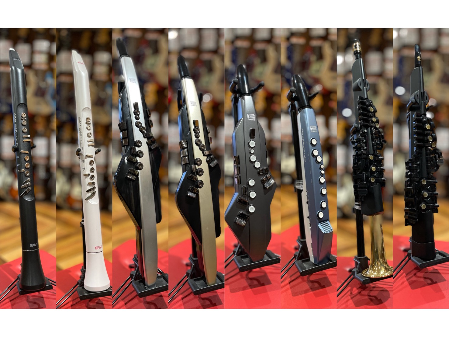 島村楽器横浜ビブレ店では、デジタル管楽器（エアロフォン、デジタルサックス、ウィンドシンセサイザー）の展示をしております。 どれも実際に吹いて試していただけますので、吹き比べも可能です。 それぞれの特徴もご案内いたしますので、ぜひお気軽にご来店ください。 CONTENTSデジタル管楽器についてRola [&hellip;]