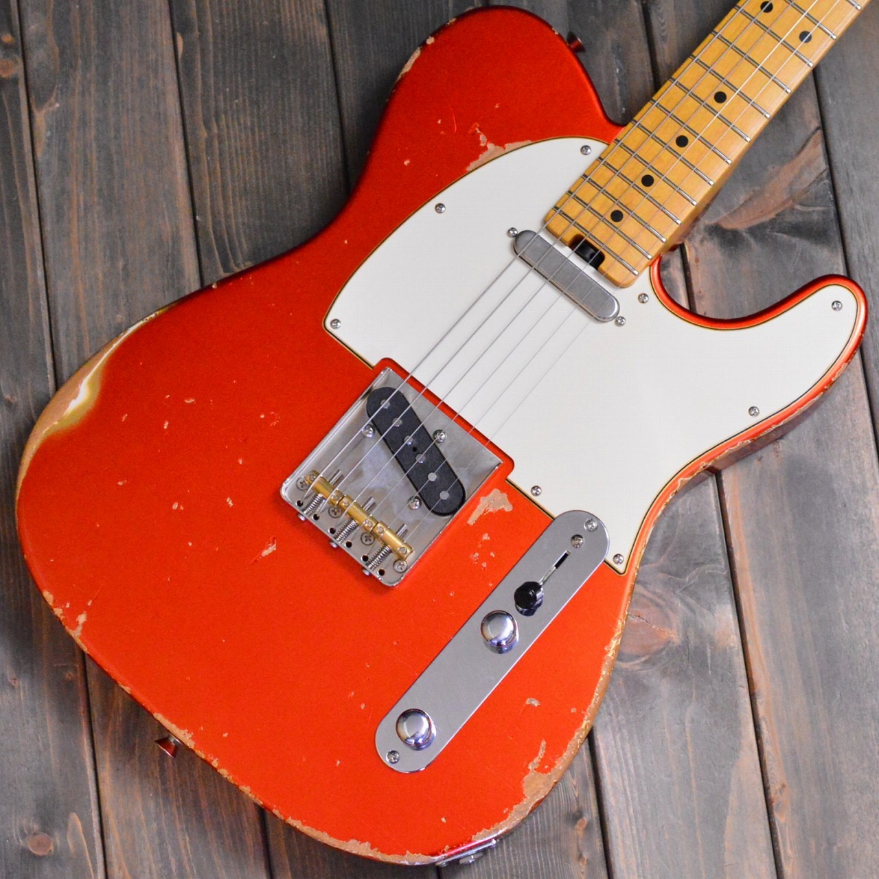 HTL/m-Premium Aged Multilayer Candy Tangerine on White