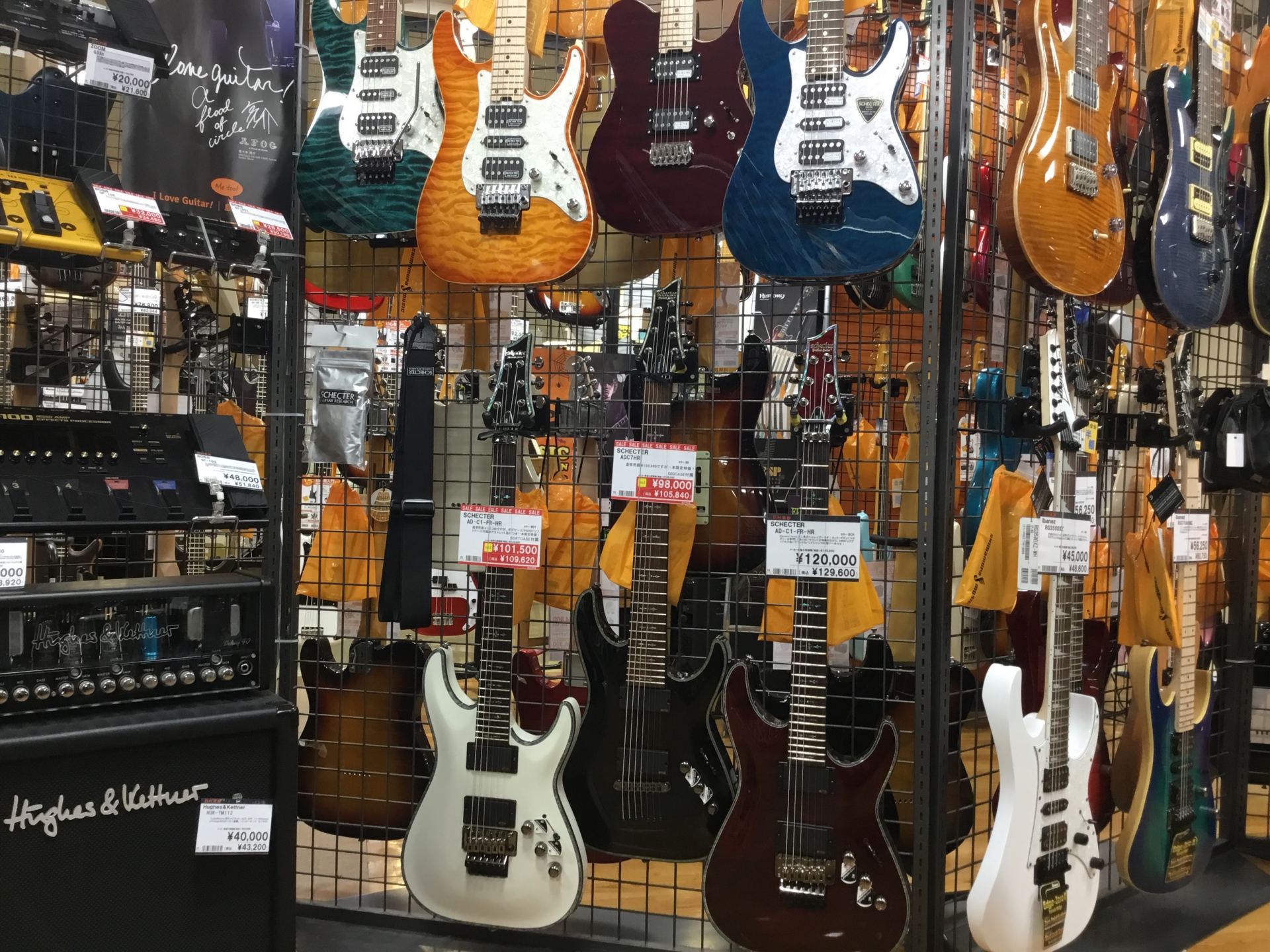 横須賀店シェクターコーナーご紹介！【SCHECTER】