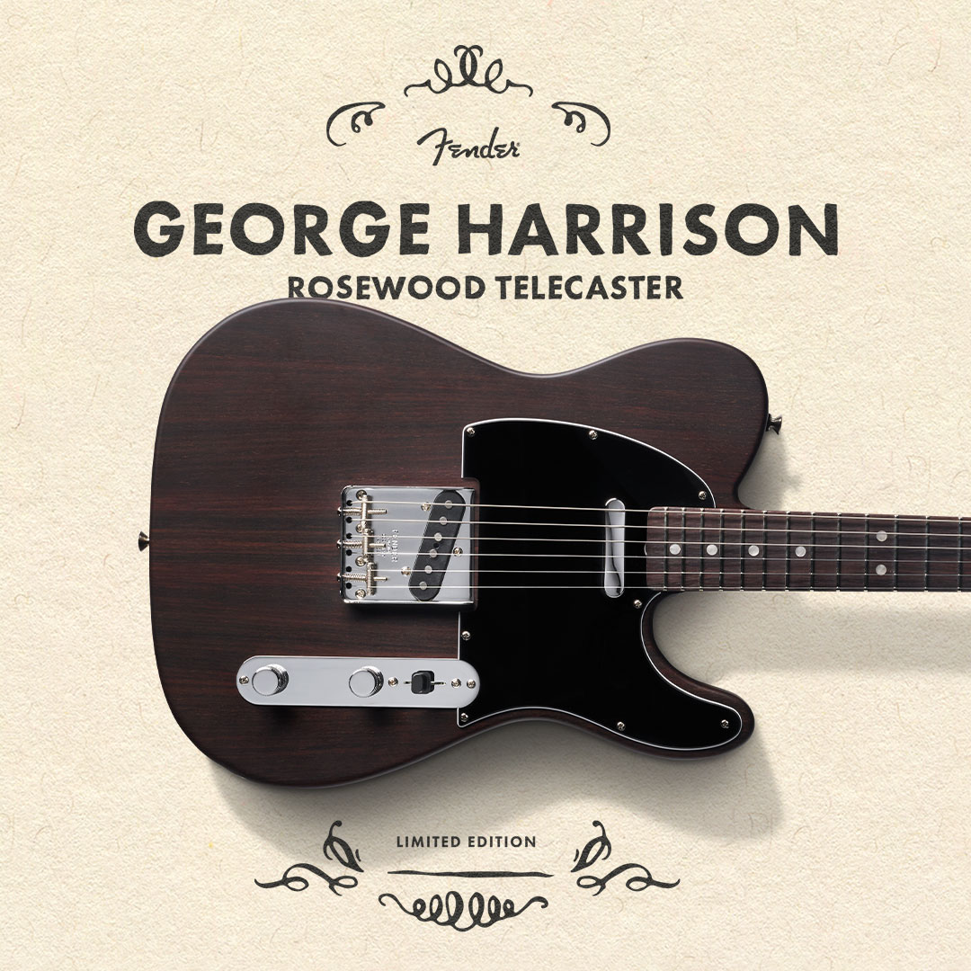 【夢のオールローズ】Fender George Harrison Telecaster抽選販売のお知らせ