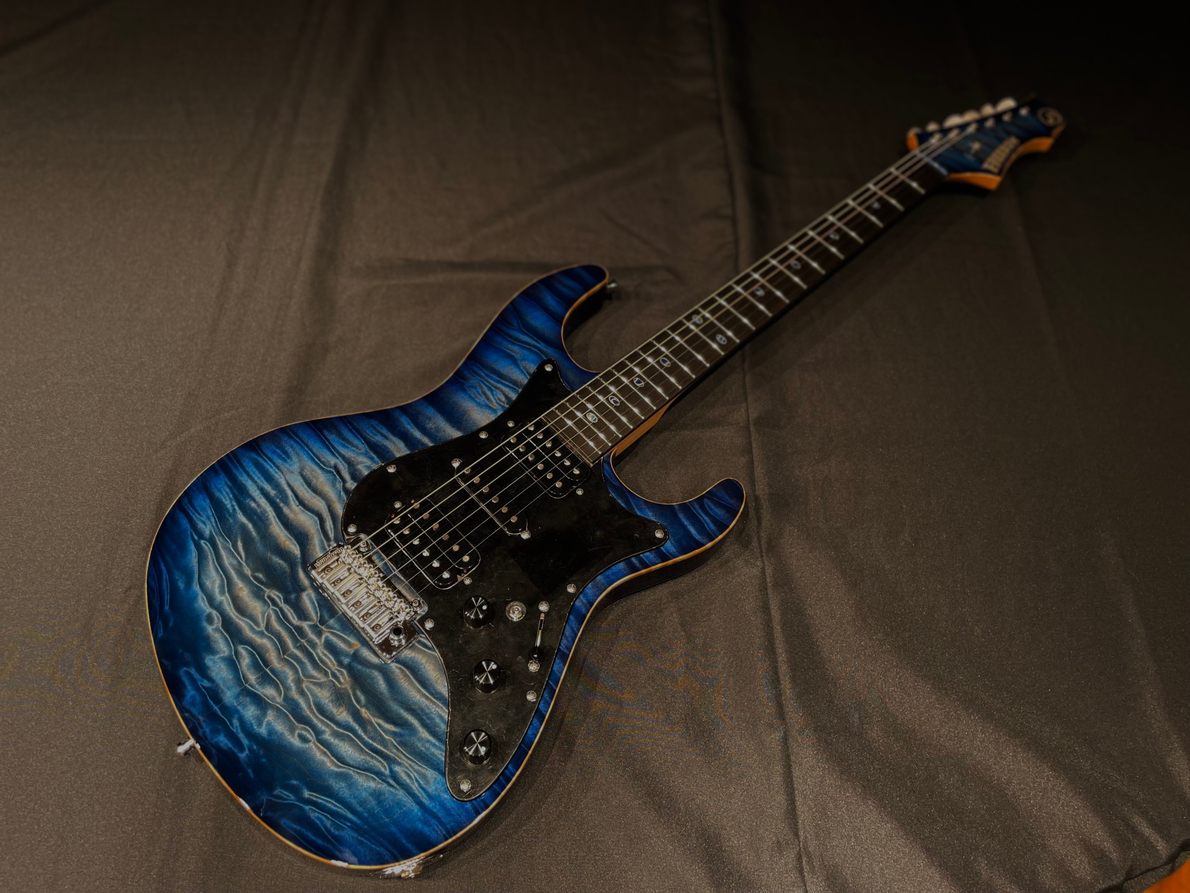 エレキギター【フリーダムカスタムギターリサーチ】Custom Style Hydra LS-22F C.O.Blue