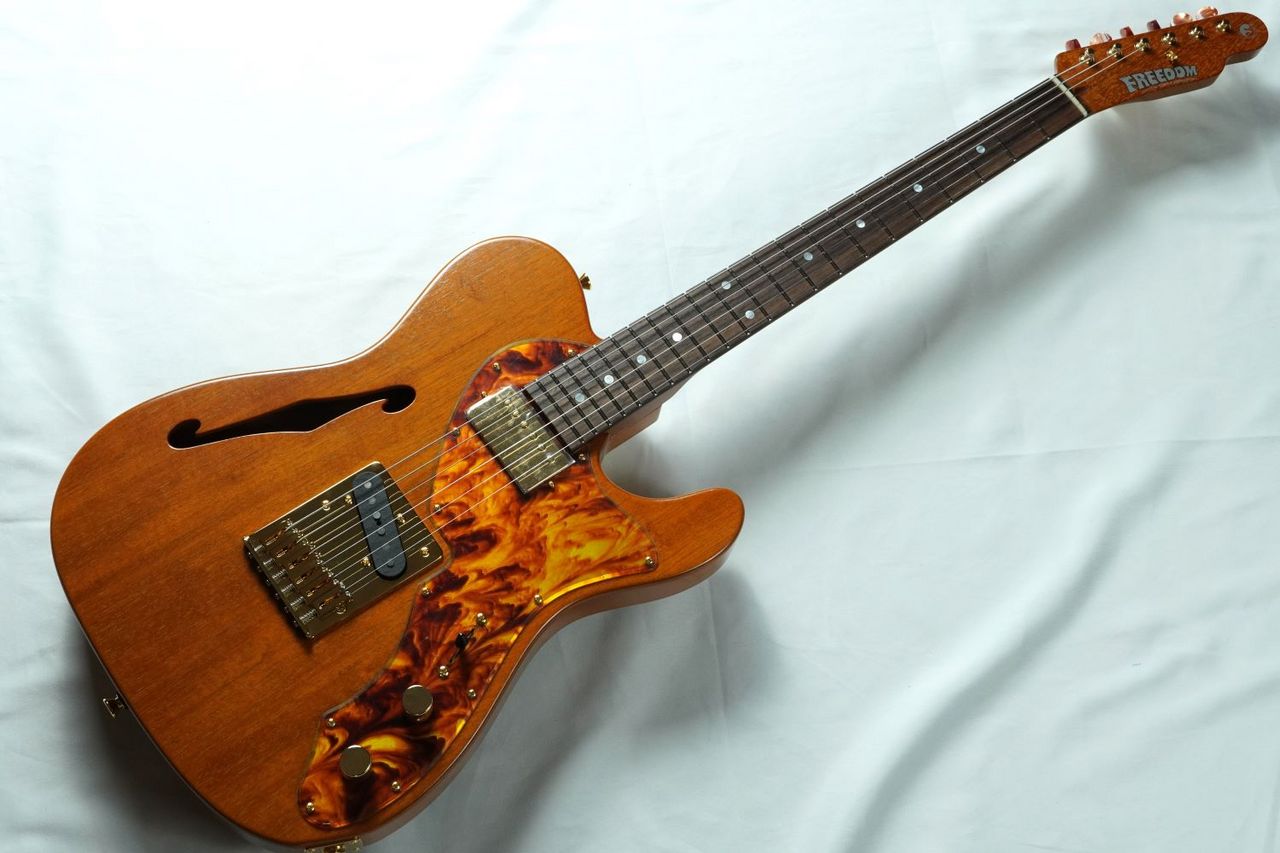 エレキギターCustom Style TE Pepper Hollow2 /Vintage Yellow Natural /Honduras Mahogany Body&Neck /鳴り過ぎ注意報spec