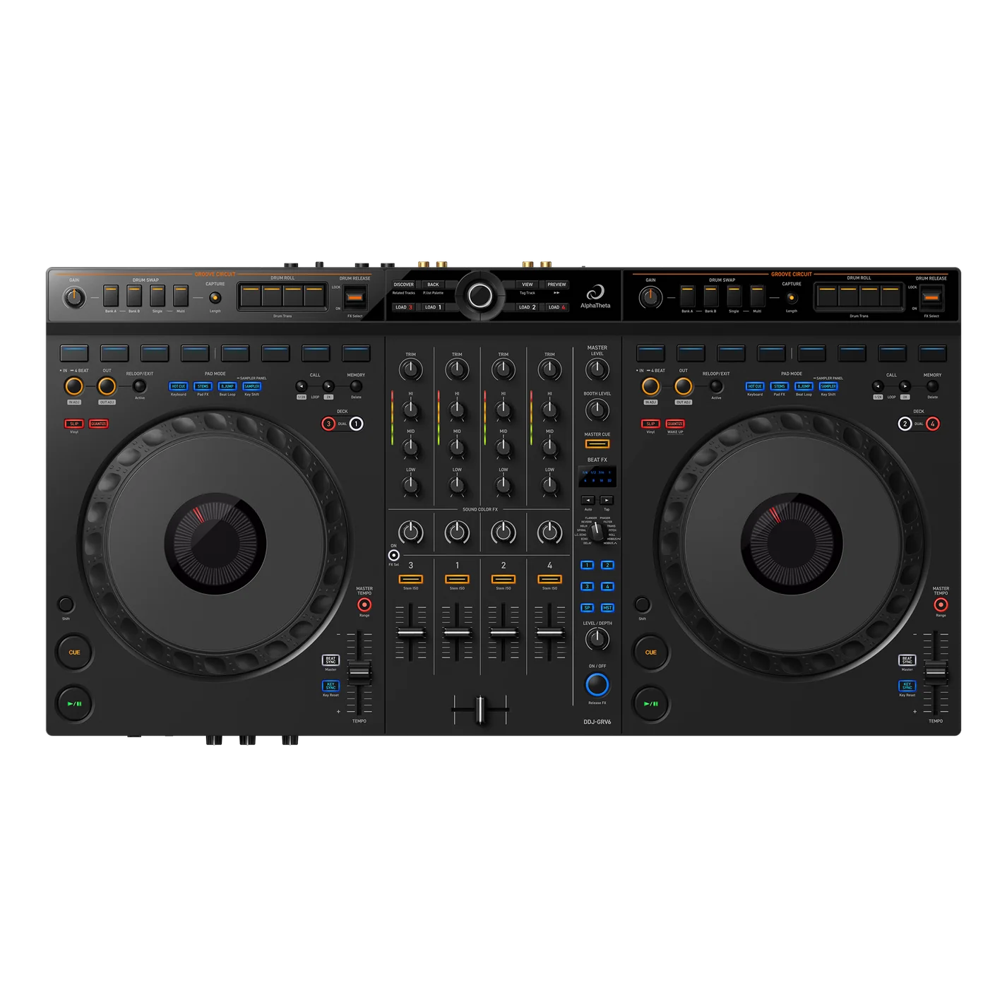 AlphaTheta【webからのご注文は商品詳細をクリック!】【ドラムパートを自在に操作】DDJ-GRV6