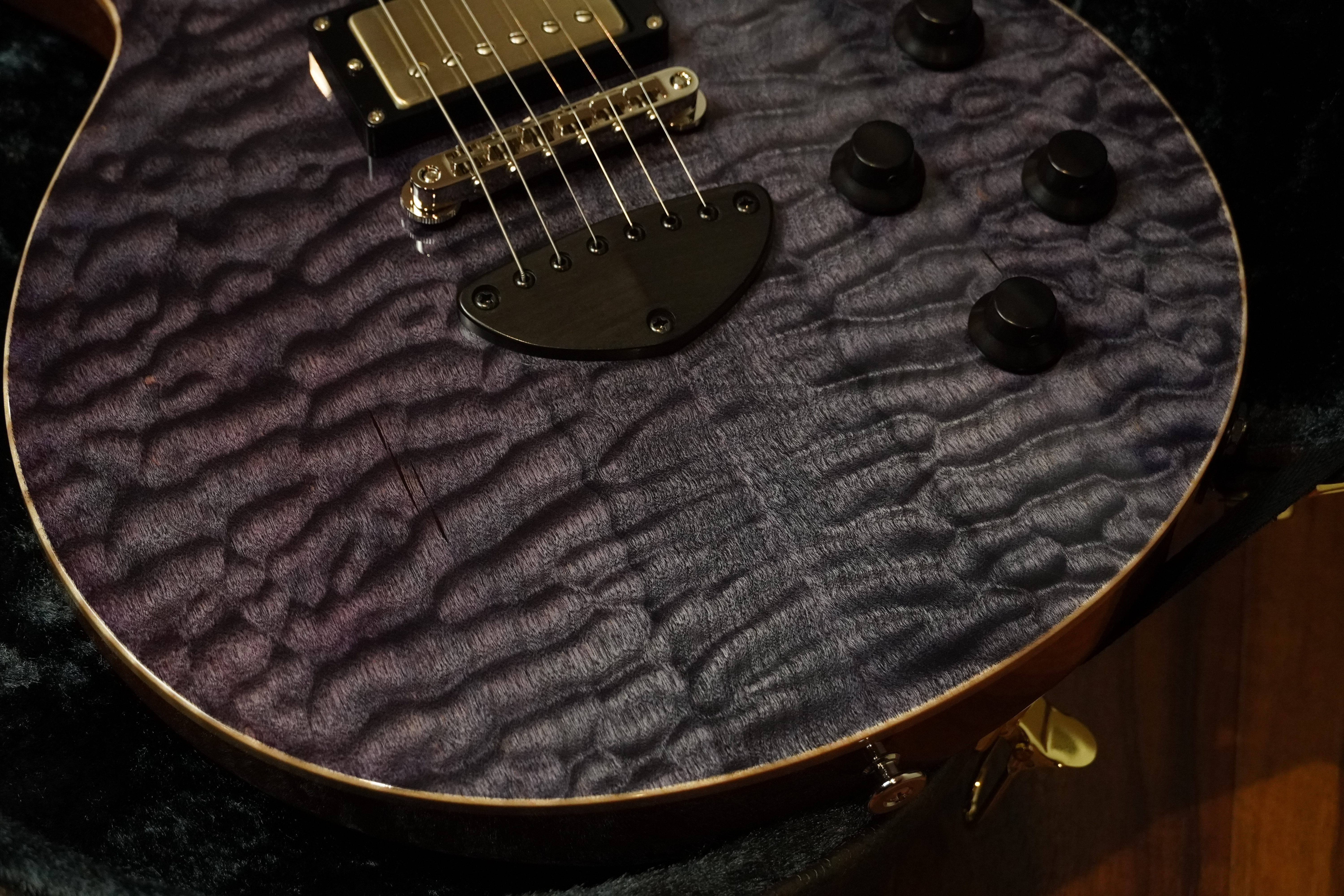 Bizen Works『Grain Flat Quilted Maple/Honduras Mahogany