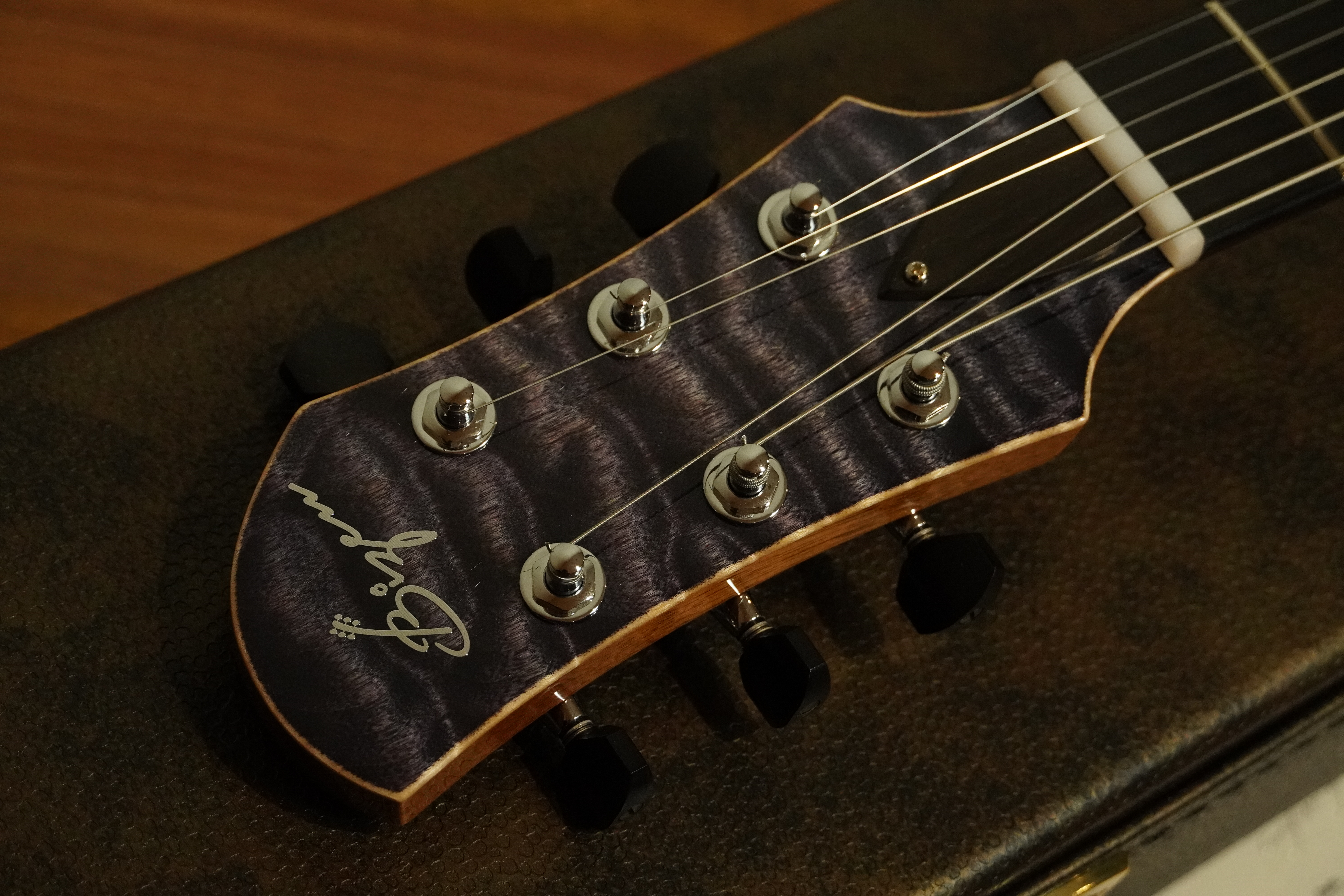 Bizen Works『Grain Flat Quilted Maple/Honduras Mahogany