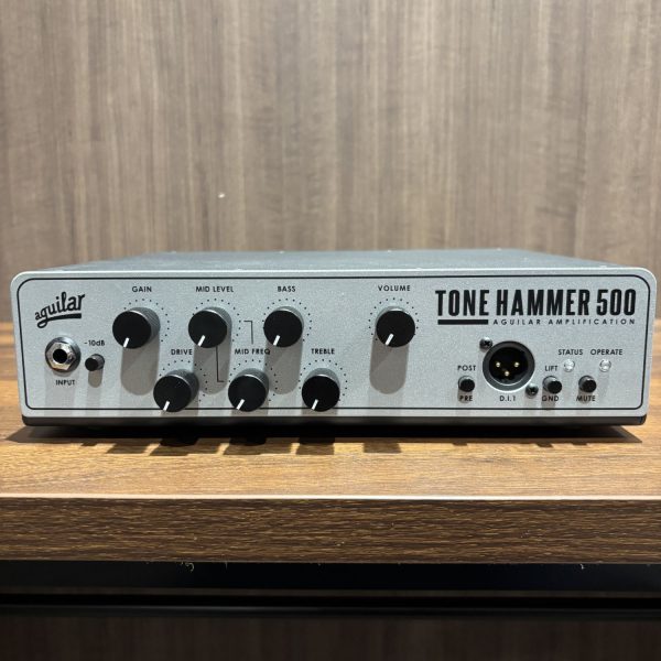 【展示品】【外箱無し】aguilar TONE HAMMER 500 V2 べースアンプヘッド<br />
通常売価￥176,000(税込)<br />
→期間限定特価￥135,000(税込)