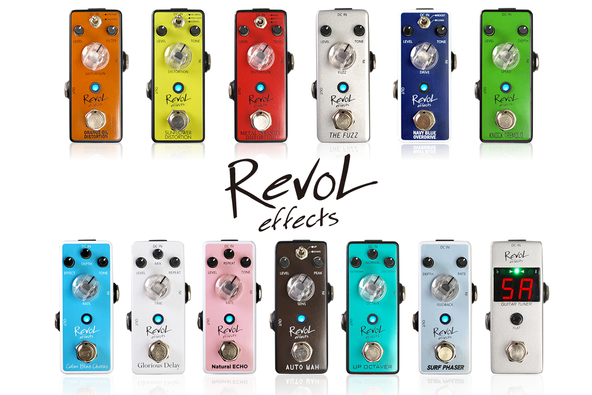 【エフェクター】RevoL eﬀects EOD-01・EDL-01