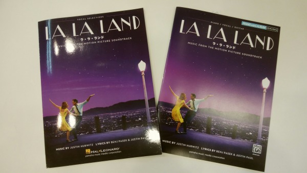 【楽譜情報】LA　LA　LAND