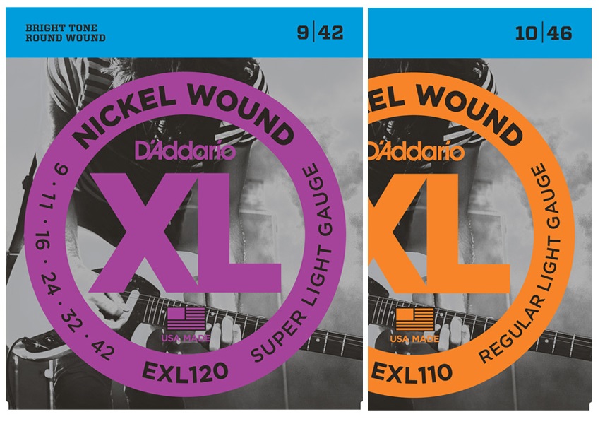 D'Addario エレキギター弦EXL120 / EXL110