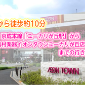 京成本線「ユーカリが丘駅」から島村楽器イオンタウンユーカリが丘店までの行き方