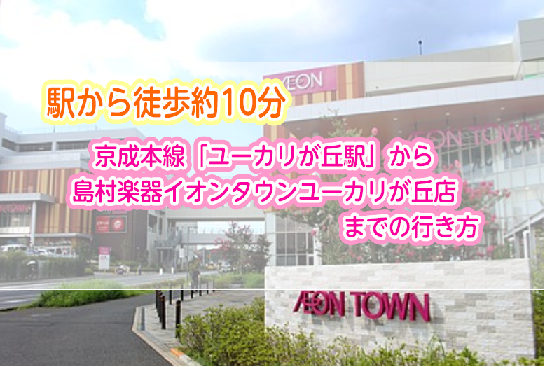 ***島村楽器イオンタウンユーカリが丘店へようこそ！！ 京成本線ユーカリが丘駅から徒歩10分ほど。]]イオンタウンユーカリが丘の東街区3Fにございます。]]※当店は2022年11月にイオンタウンユーカリが丘　東街区3Fに移転しました。 店舗正面 教室入口 **京成本線ユーカリが丘駅から島村楽器イオン […]