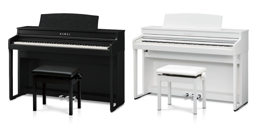 88鍵すべて木製鍵盤ながらにリーズナブルな価格が魅力。フルコンサートピアノSK-EXのピアノ音を収録したコンパクトなデジタルピアノ。KAWAI×島村楽器　SCA401