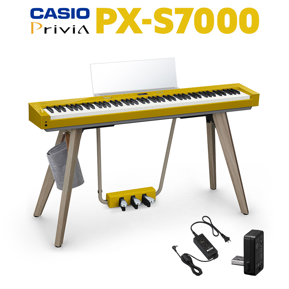 洗練されたデザインやこだわりのサウンド、高い機能性を持った電子ピアノCASIO PX-S7000　HM