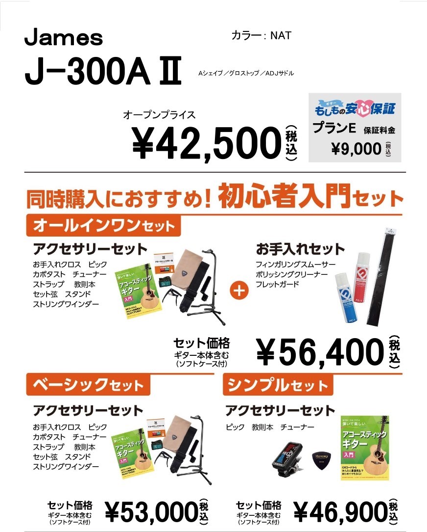 アコースティックギターセット