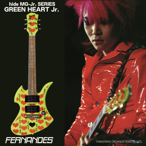 X JAPAN】HIDEモデル・GREEN HEART Jr（GH-Jr）が発売決定