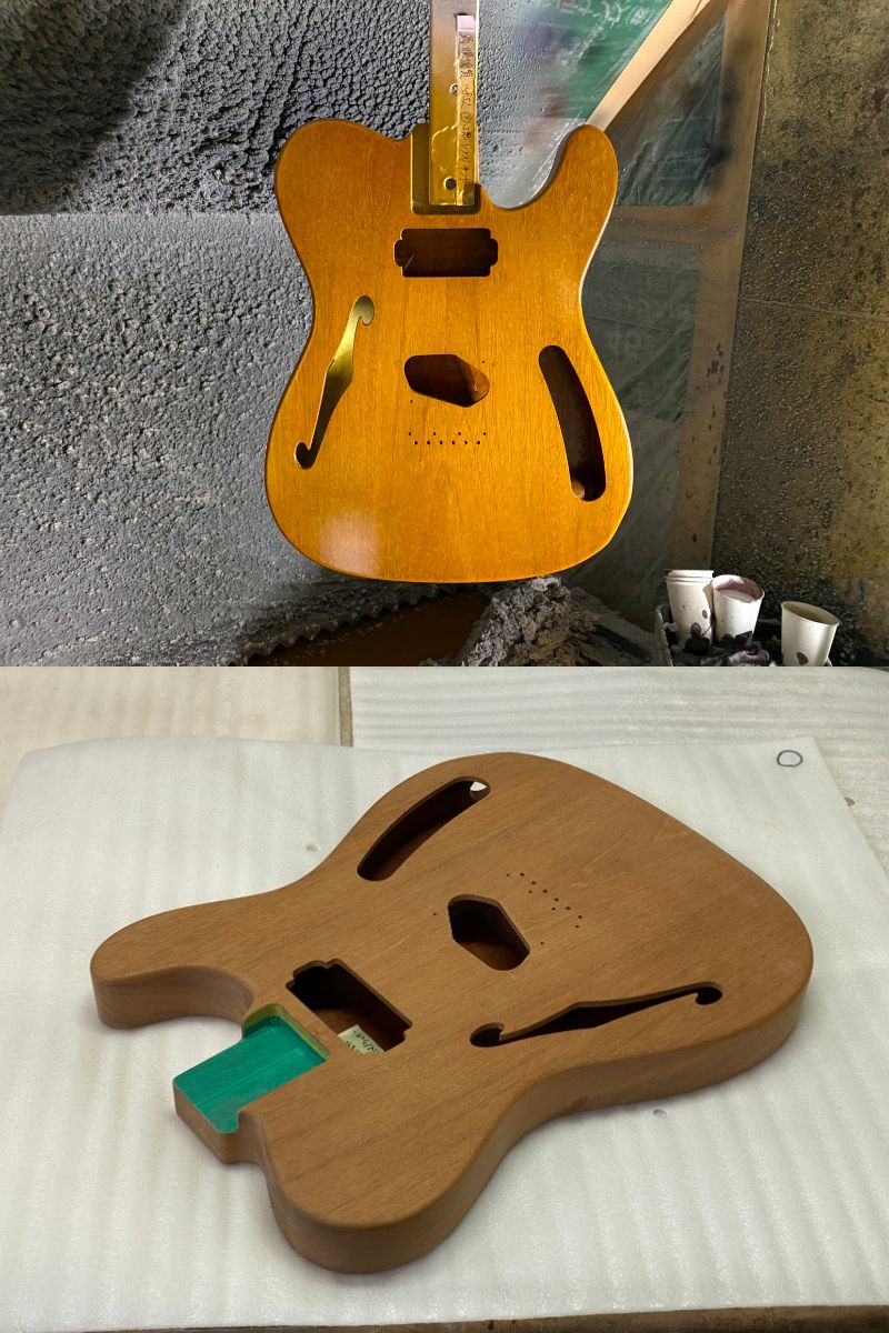 製作中エレキギターCustom Style TE Pepper Hollow II / VYN 