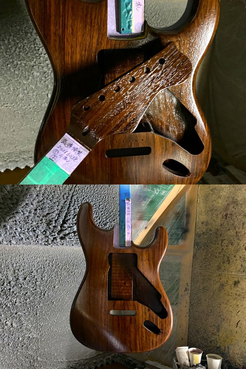 製作中エレキギターOrder Style ST Pepper Hollow “All Rose”【商談中】
