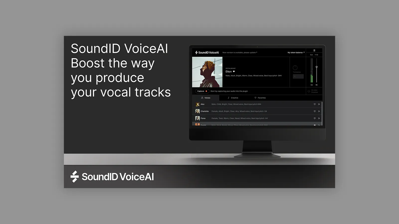 Sonarworks SoundID VoiceAI 2.0 | ボーカルを様々な歌声や楽器に変換する驚異のボイスチェンジャー・プラグイン