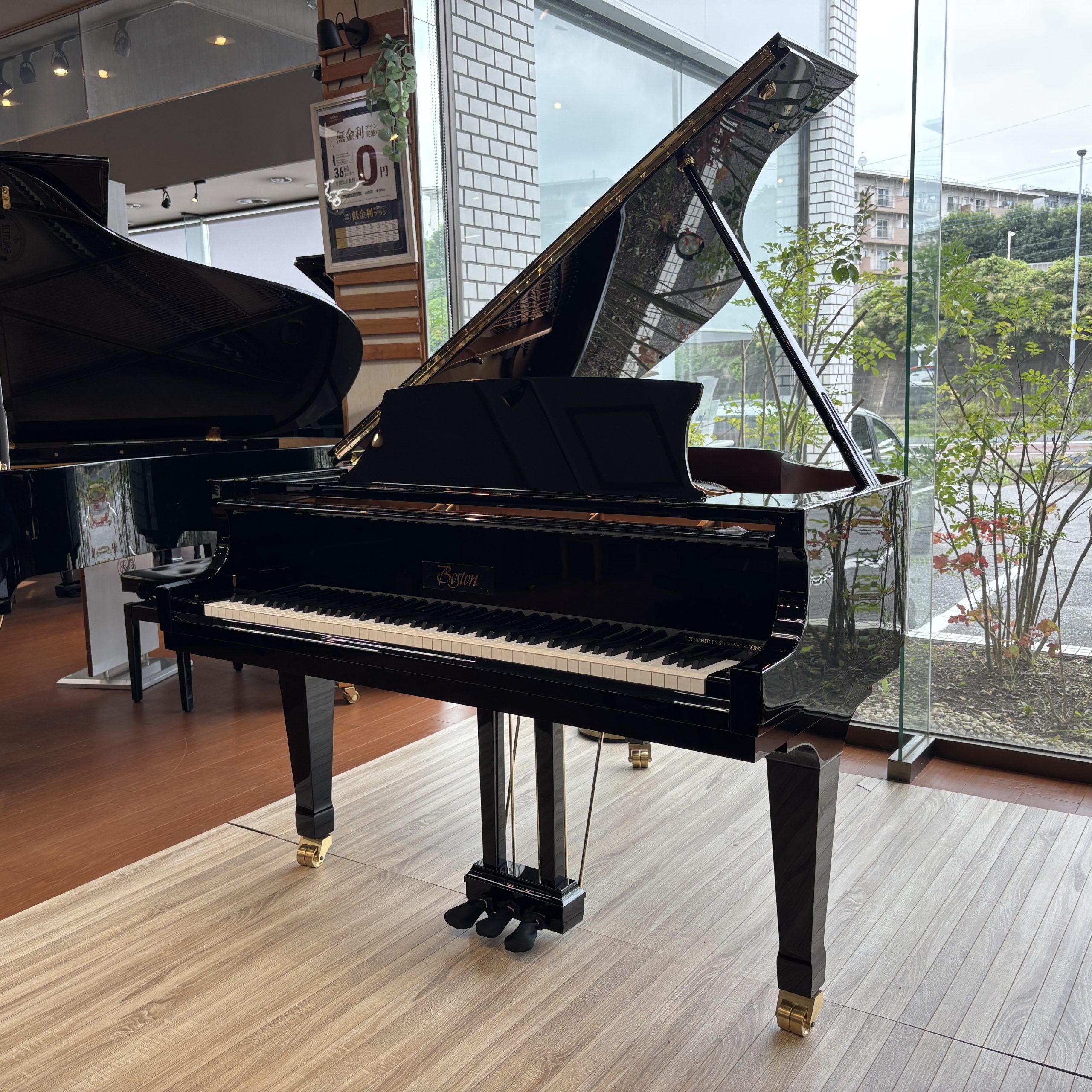 ボストングランドピアノGP156PEⅡ/MP(黒色艶出)
